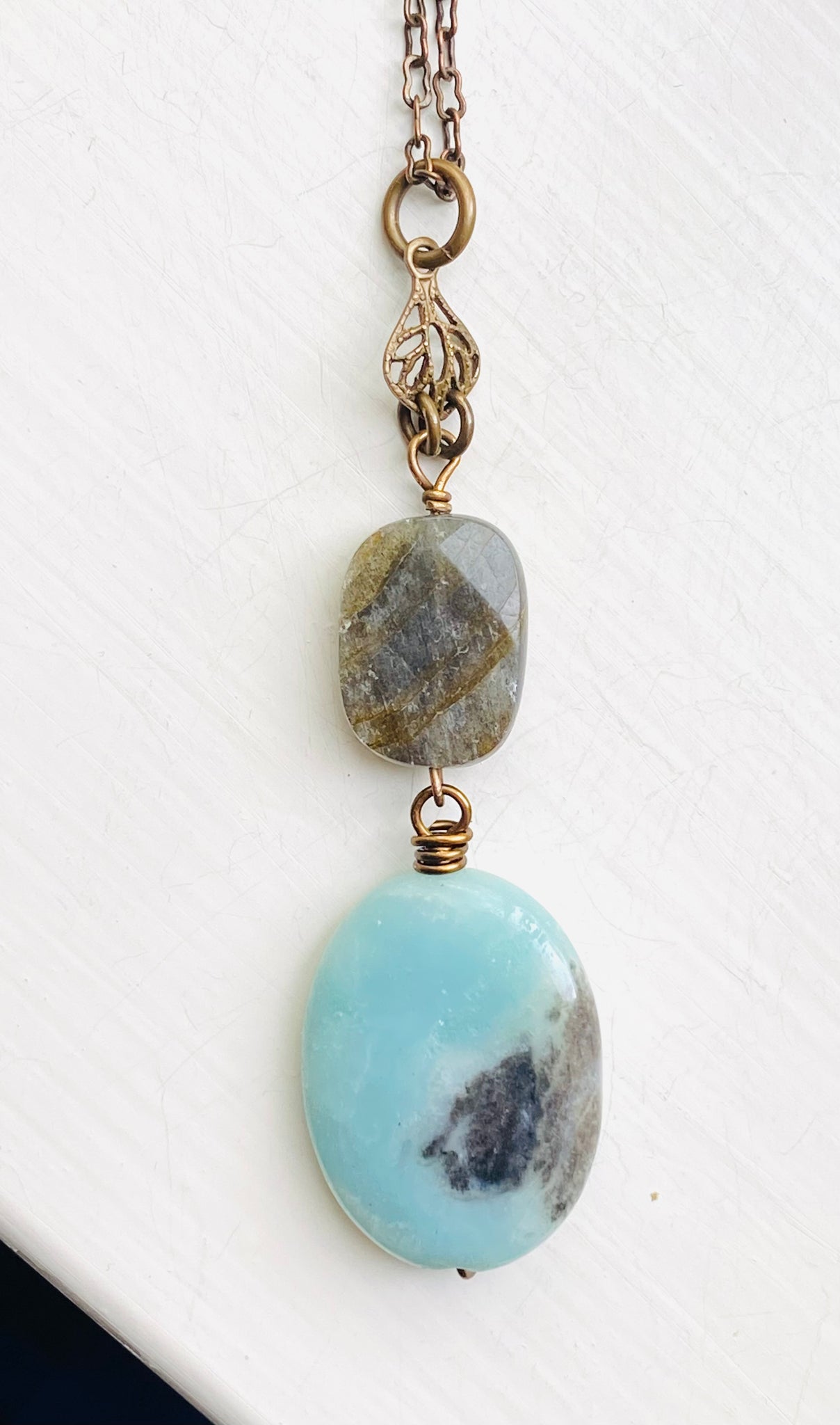 Stone Drop Necklace