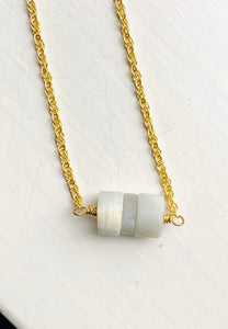 Short Rondelle Necklace