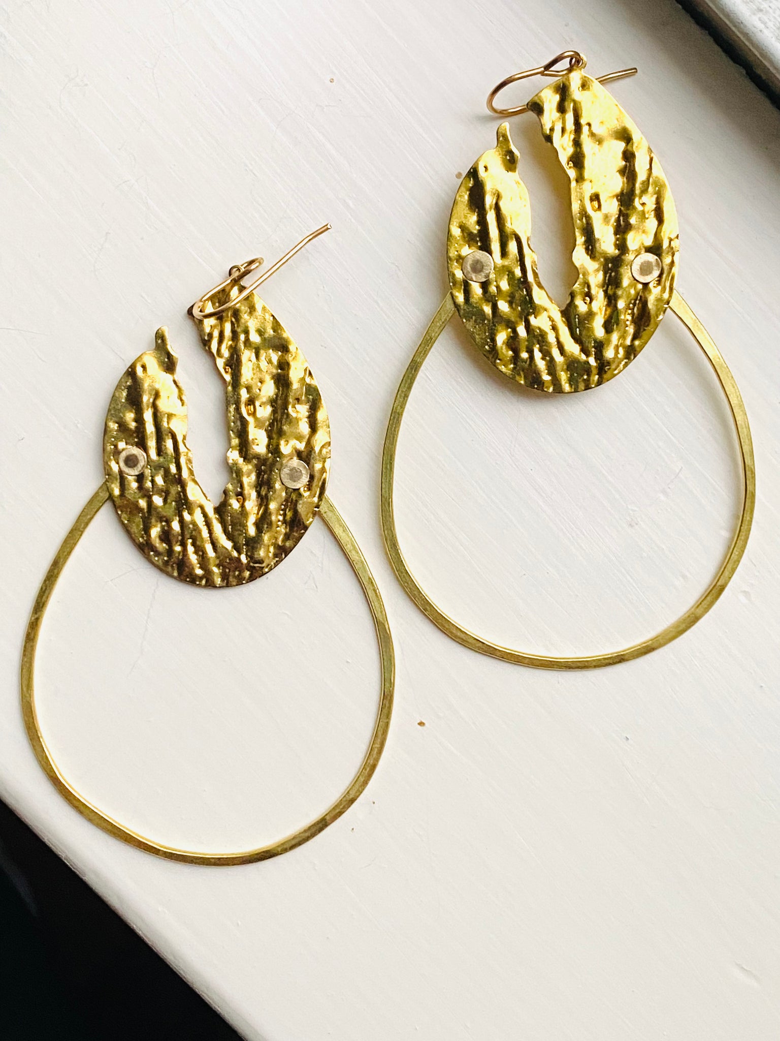 Cut Out Teardrop Earrings