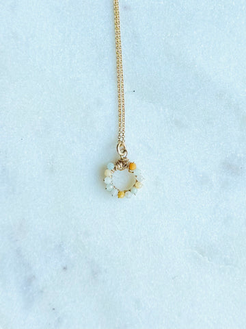 GF Wrapped Hoop Necklace