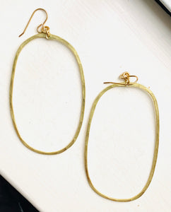 Large Oval Earrings