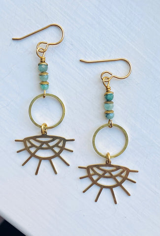 Hoop & Burst Earrings