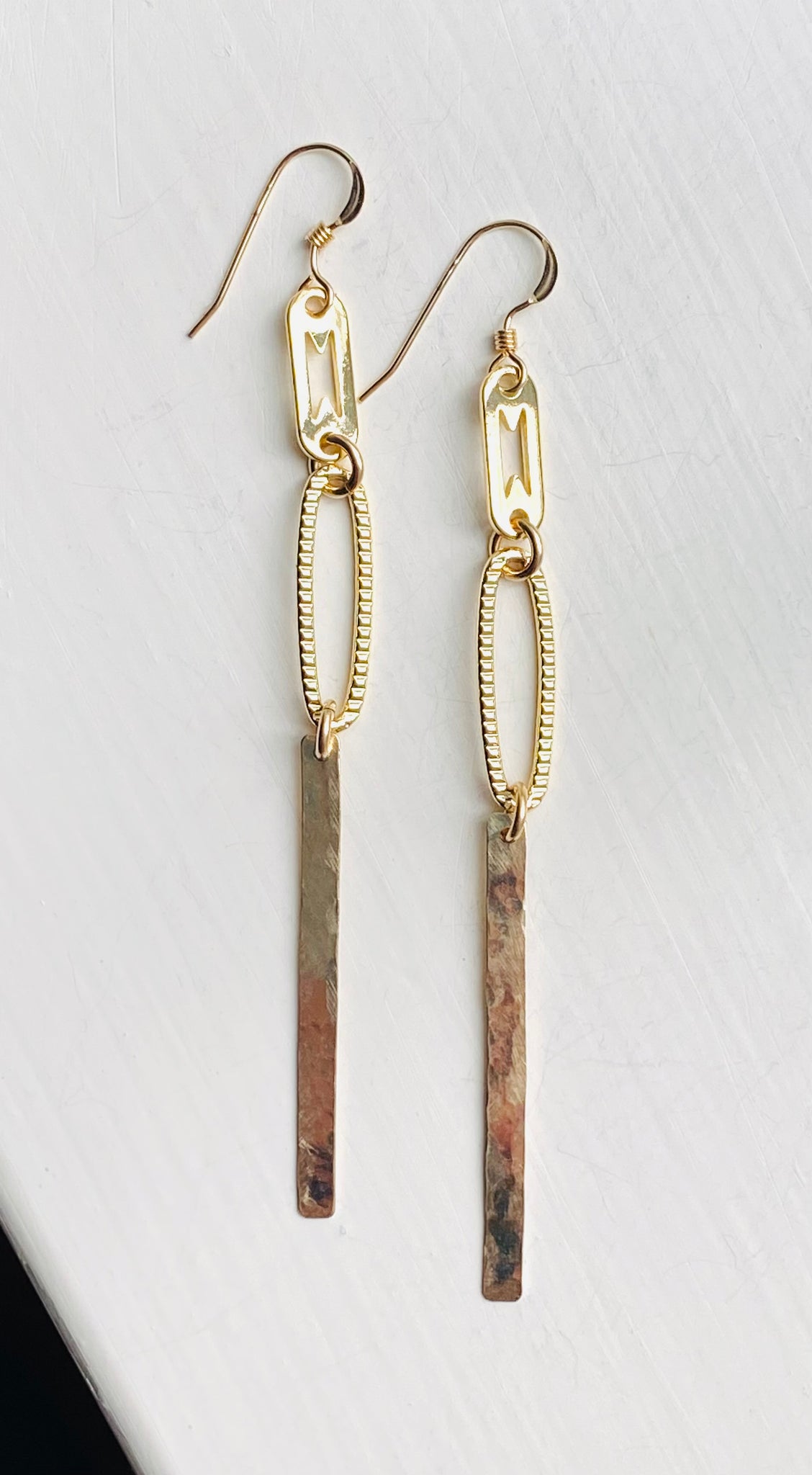 GF Triple Stack Bar Earrings