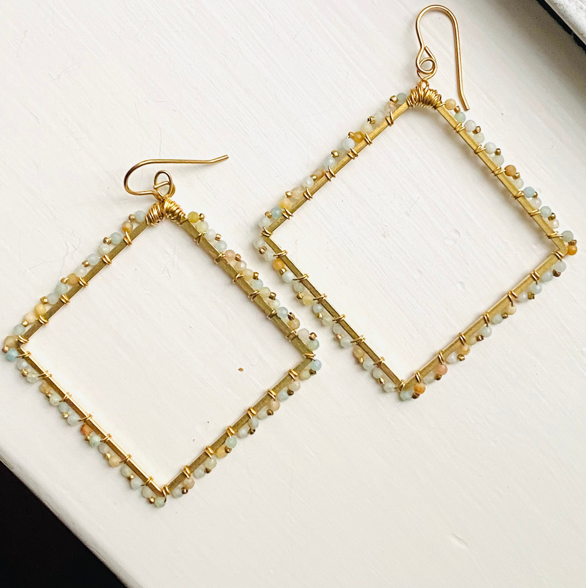 Wrapped Diamond Earrings