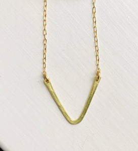 Short V Necklace