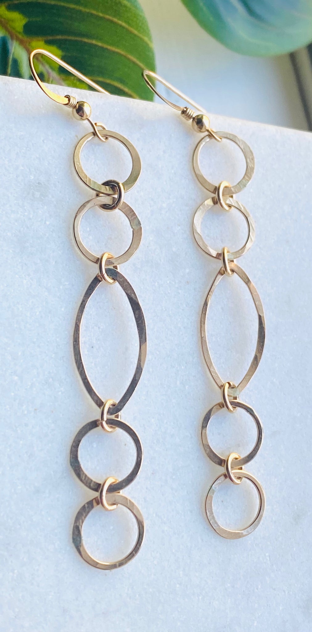 Gold Filled Geo Earrings