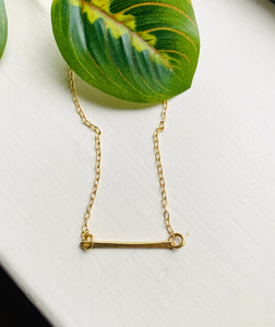 Short Bar Necklace