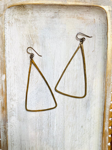 Large Triangle Earrings—VJ409