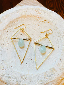 Kite & Teardrop Earrings—ETS125