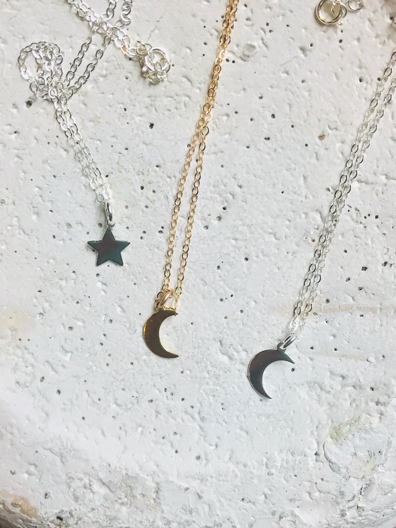 Dainty Star & Moon Necklaces